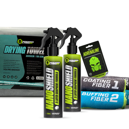 Pachet QuickFlex 2× NanoShield • 1× Prosop de uscare • 1× Odorizan