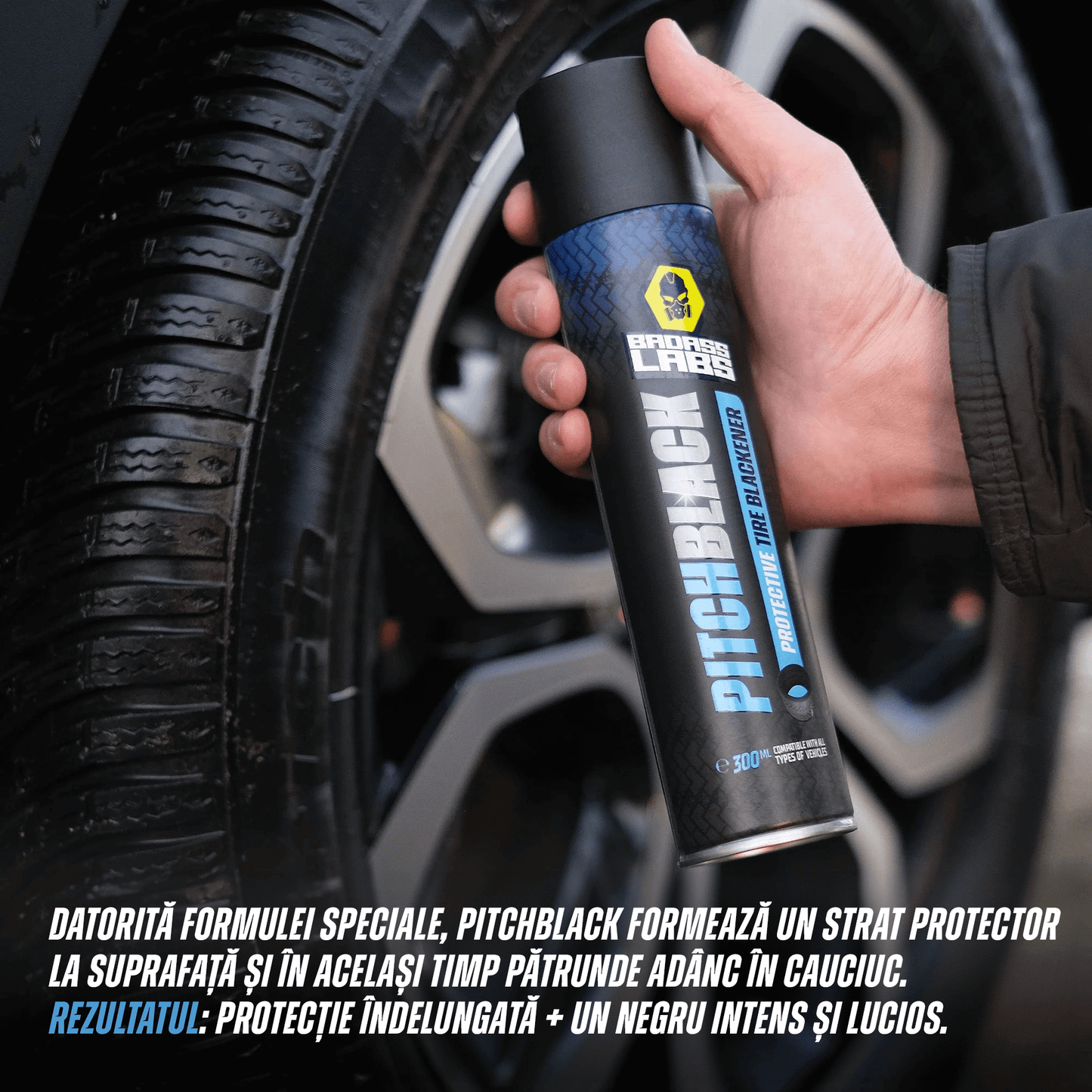 PitchBlack - spray pentru anvelope